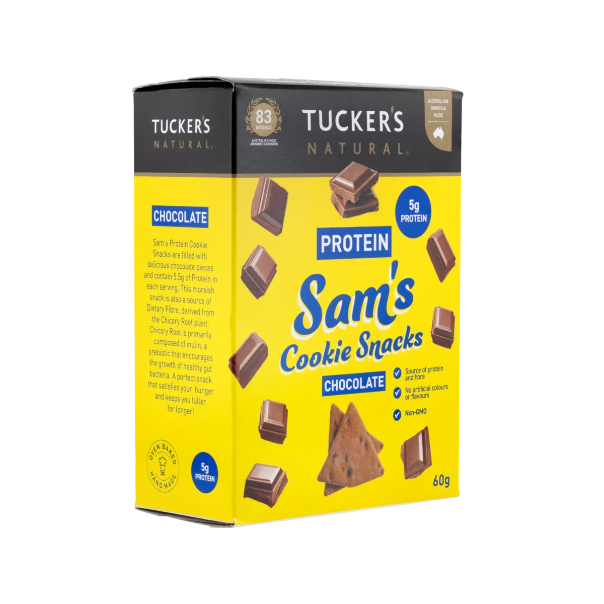 Sam's Chocolate Protein Cookie Snacks 10 x 60g - Image 4