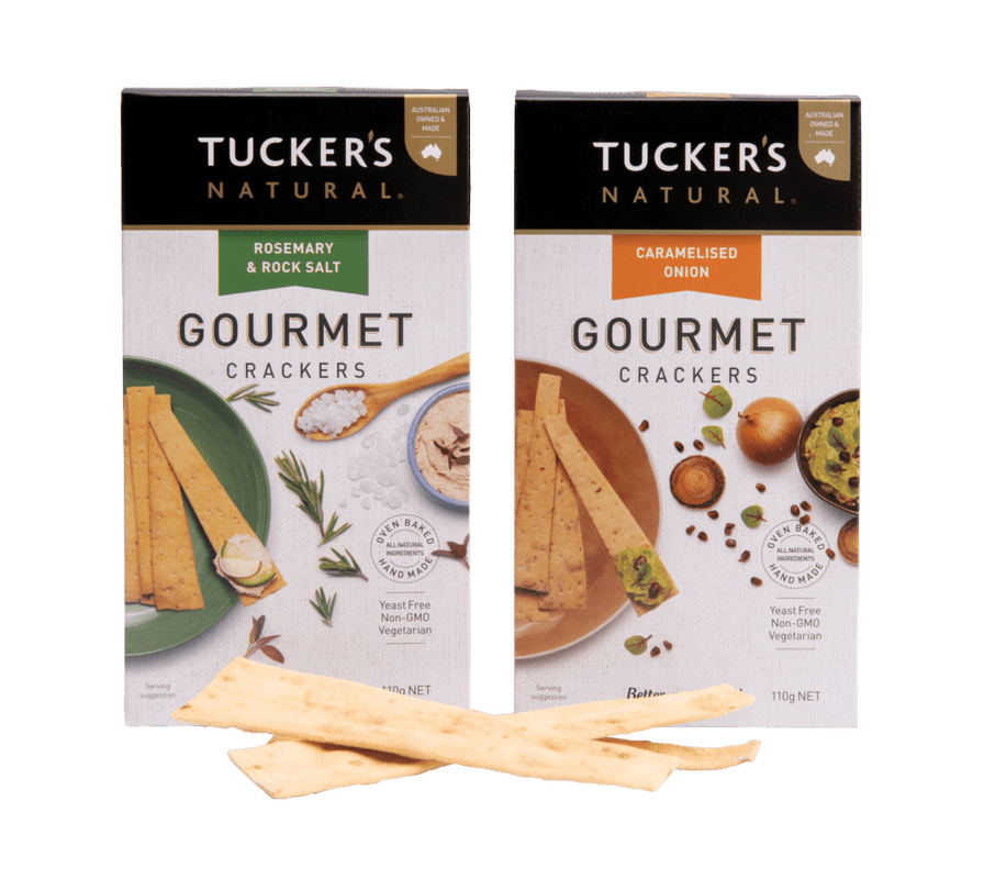 Gourmet Crackers Rosemary & Rock Salt  10 x 110g - Image 5