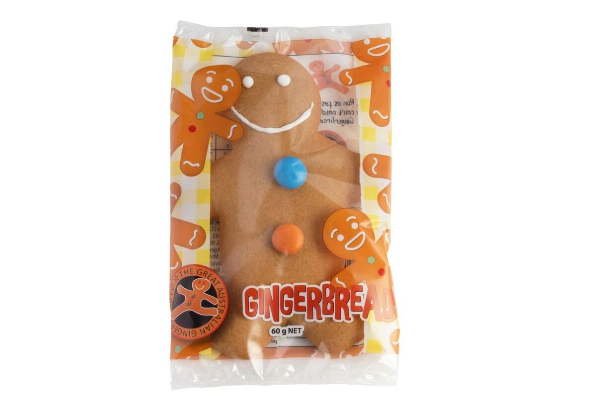 The Great Australian Gingerbread Company Novelty Gingerbread 24 x 60g