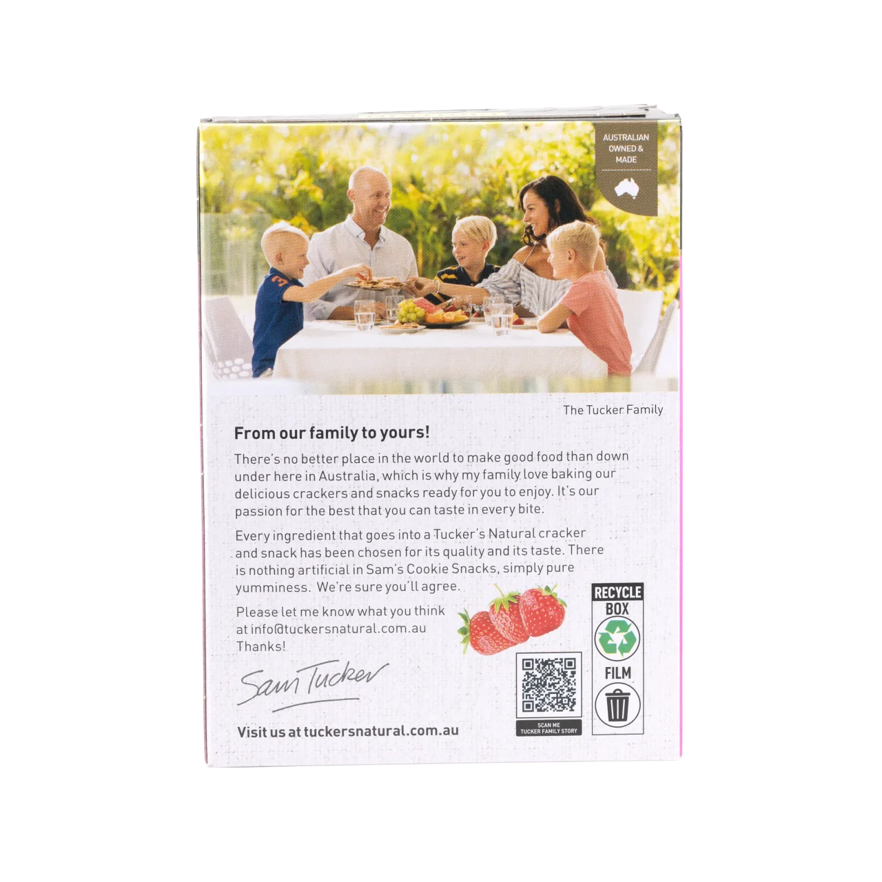 Sam's Protein Cookie Snacks Strawberry 10 x 60g - Image 4