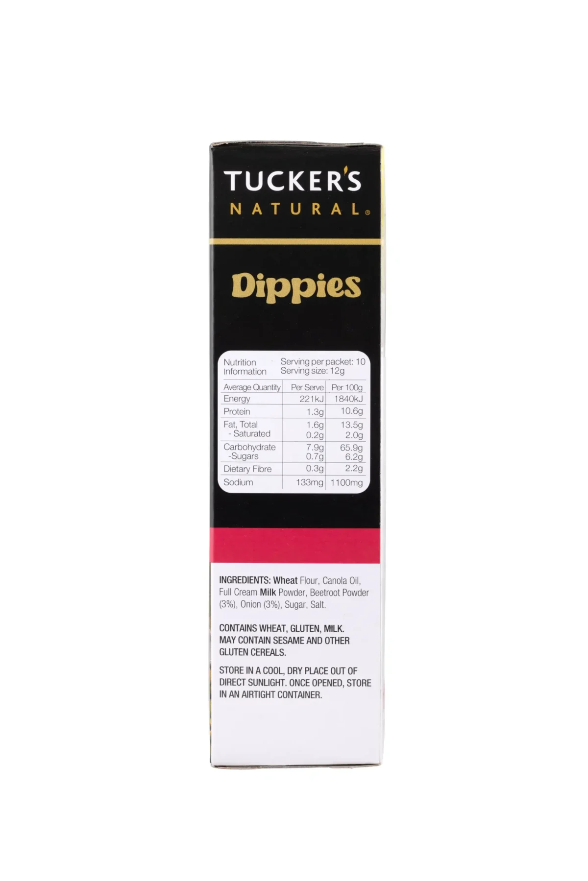 Dippies Beetroot & Caramelised Onion 5 x 120g - Image 2