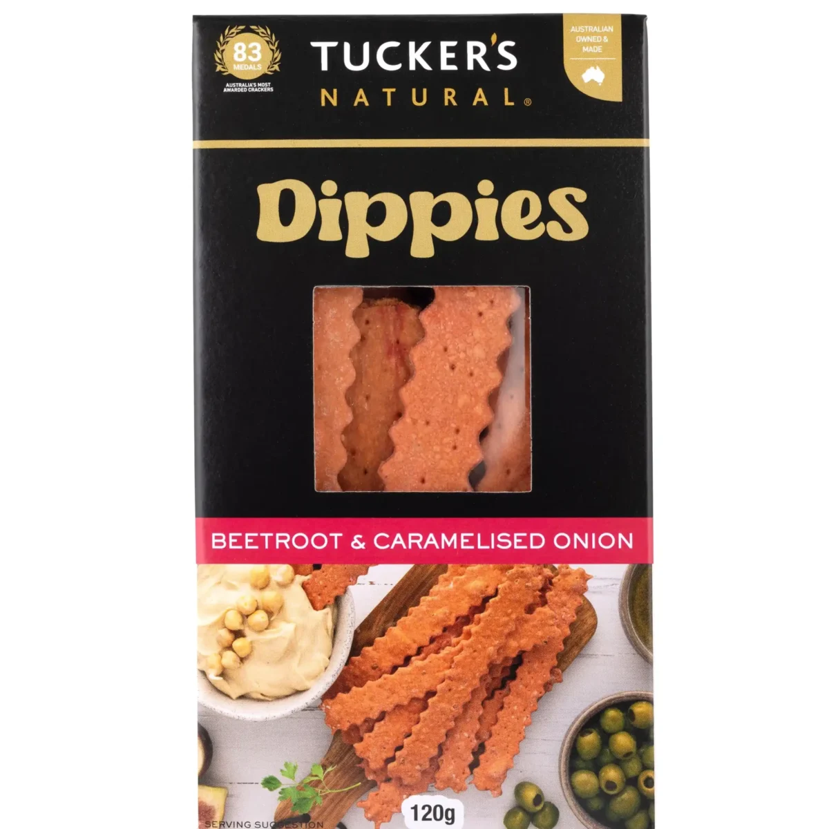 Dippies Beetroot & Caramelised Onion 5 x 120g