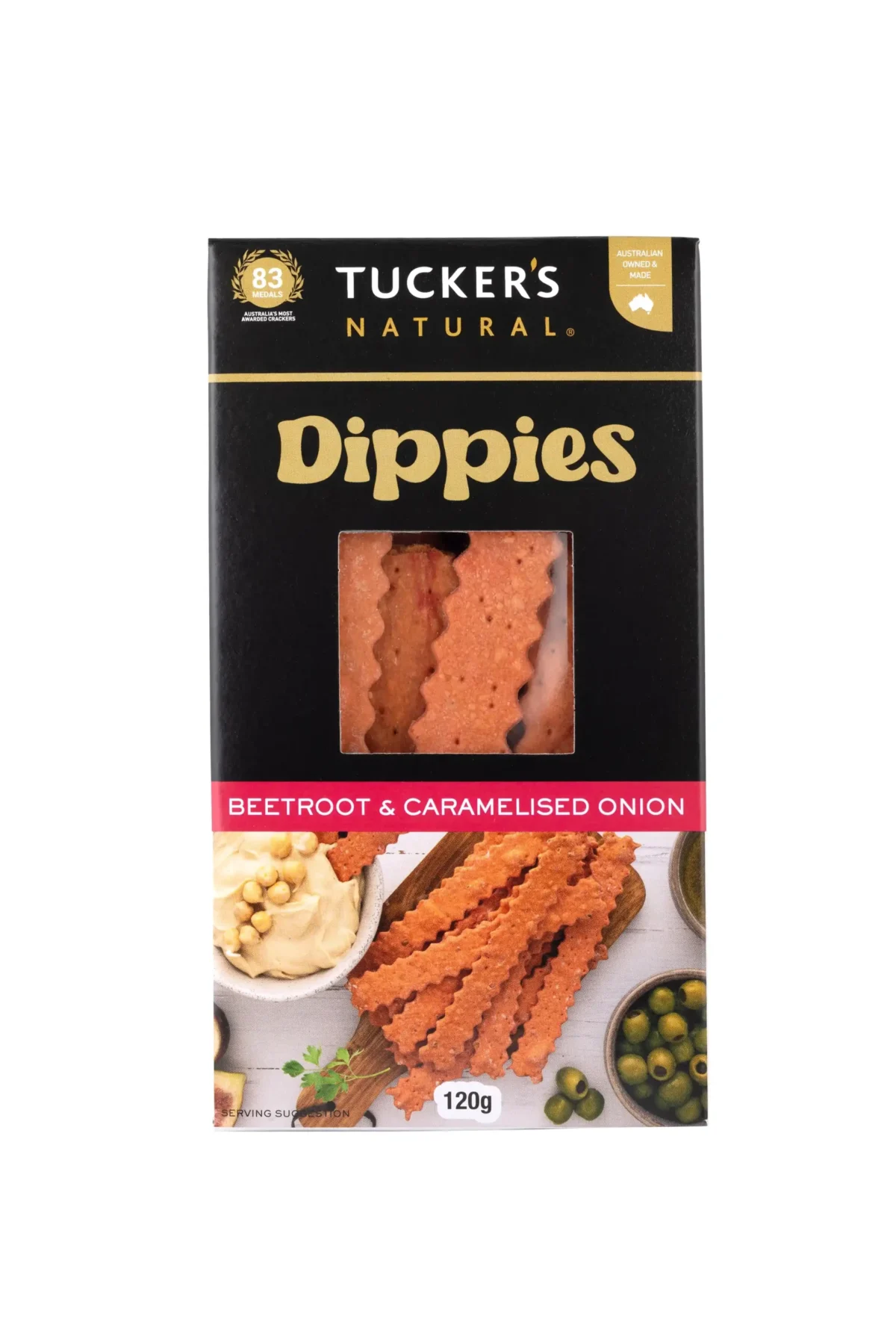 Dippies Beetroot & Caramelised Onion 5 x 120g