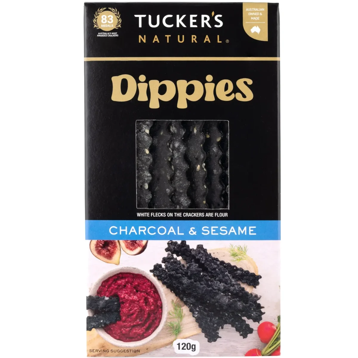 Dippies Charcoal & Sesame 5 x 120g