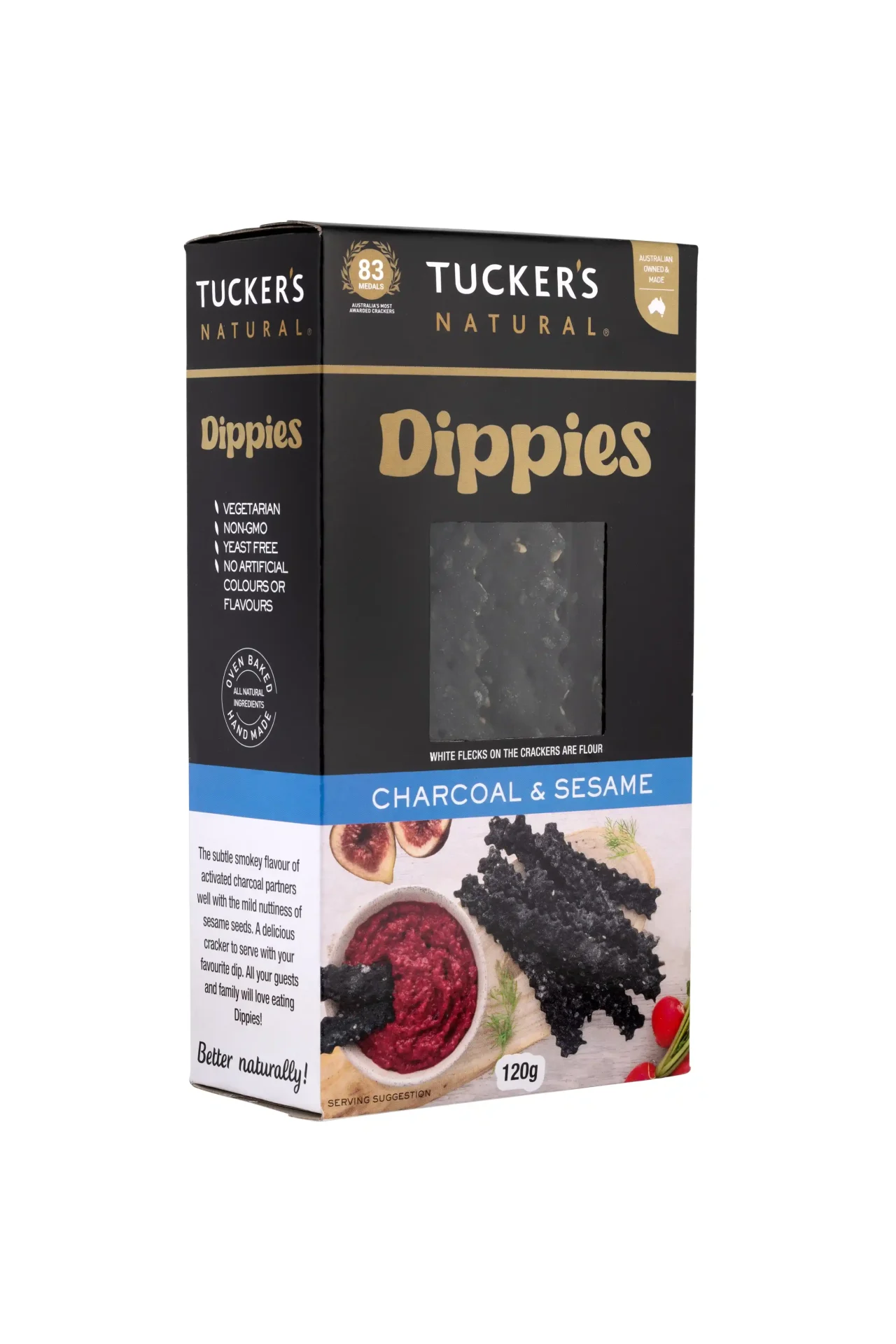 Dippies Charcoal & Sesame 5 x 120g - Image 2