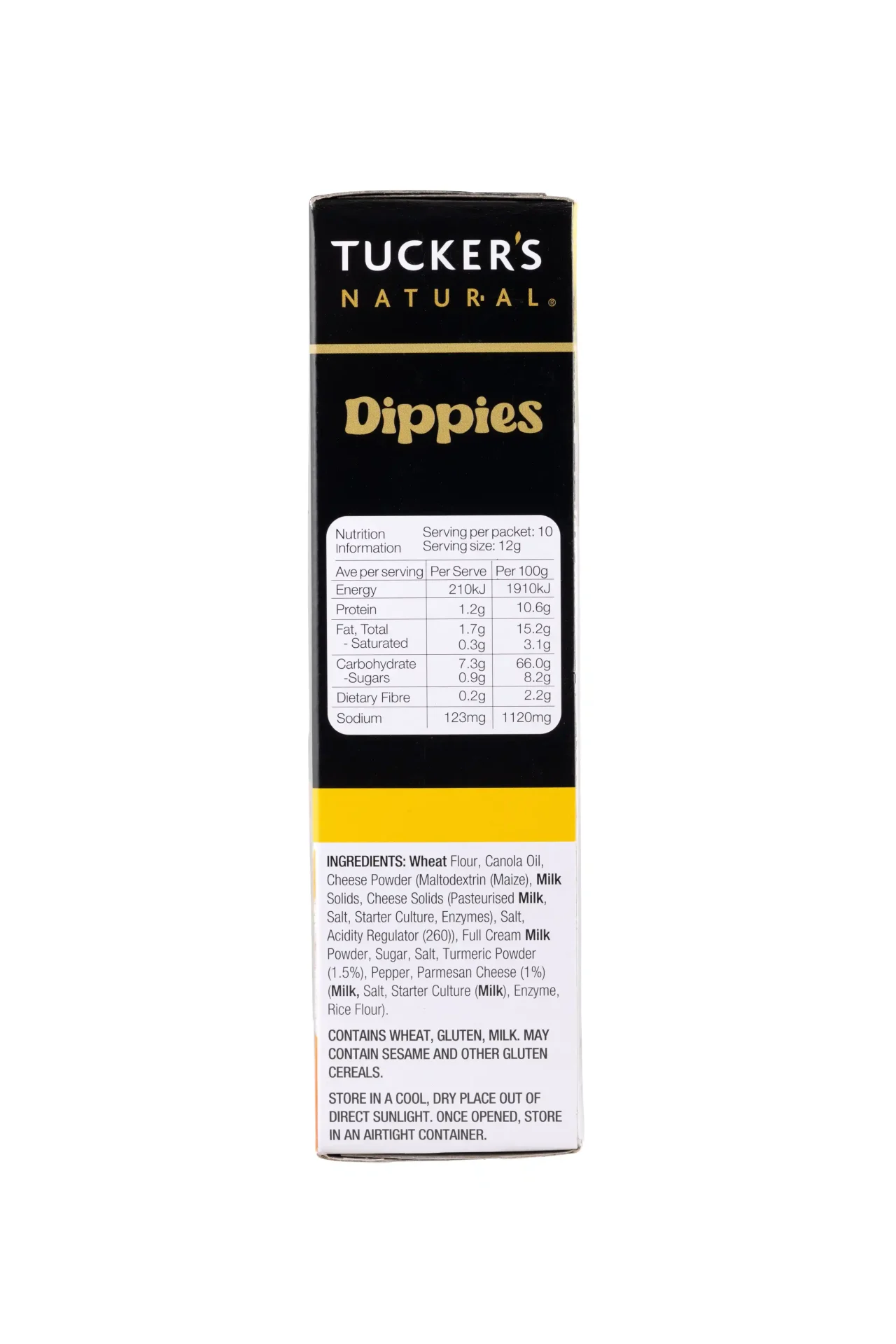 Dippies Turmeric & Parmesan 5 x 120g - Image 3