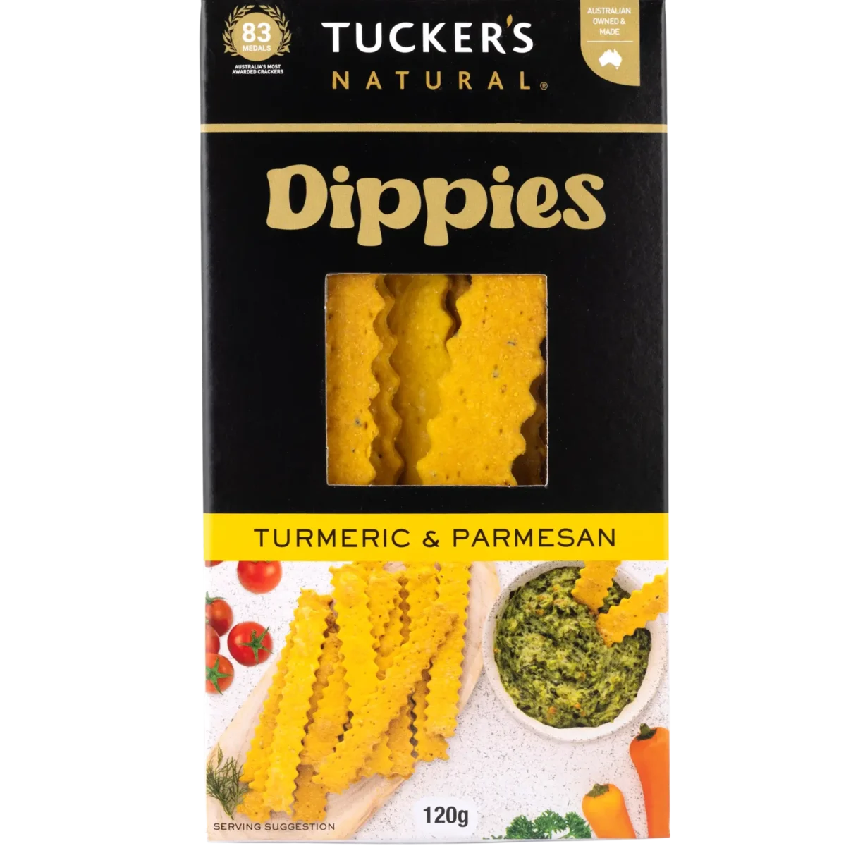 Dippies Turmeric & Parmesan 5 x 120g