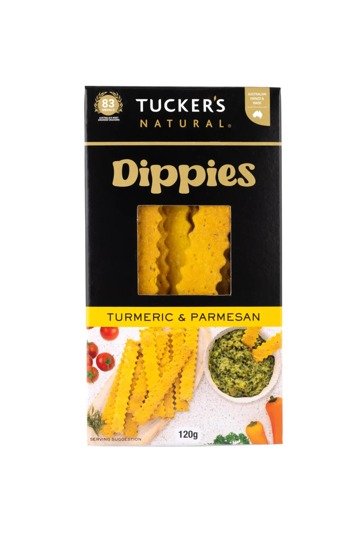 Dippies Turmeric & Parmesan 5 x 120g