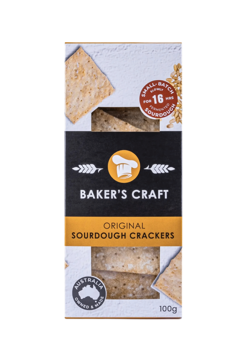 BAKER’S CRAFT Original Sourdough Cracker 5 x 100g
