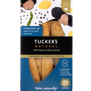 Artisan Crackers Parmesan, WA Truffle & Pepper 5x100g